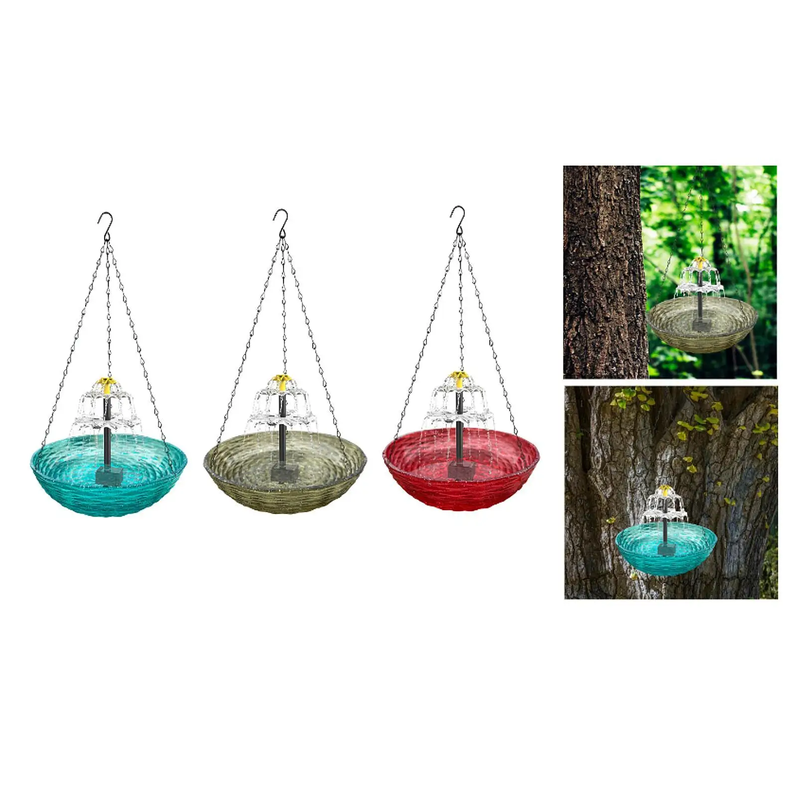 

Солнечная птичья ванна, внутренний двор, 925 x 925 x 1969 дюймов, садовые крючки снаружи