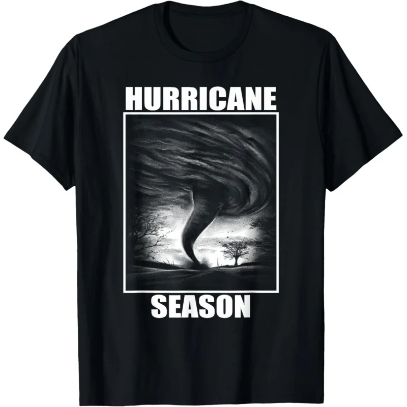 Hurricane Season Men's and Women's Fun Pattern T-shirt