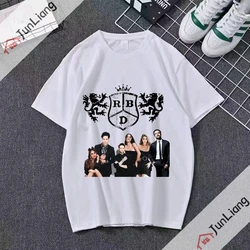 Rbd Rebel Be or Seem Mexican TV Printed T-shirt Men's and Women's Pop Music Logo Anahi Maite Perroni Graphic Casual Shirt