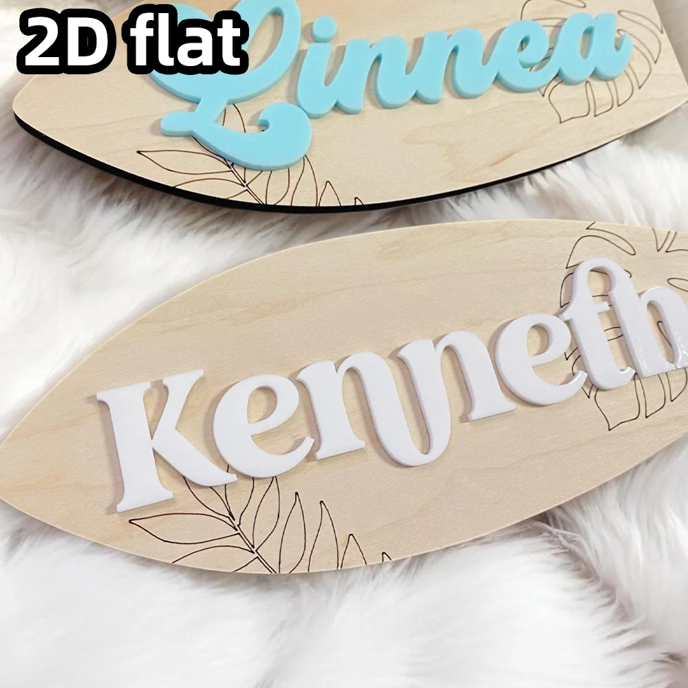 Surfboard Baby Name Signboard - Baby Nursery In review and price