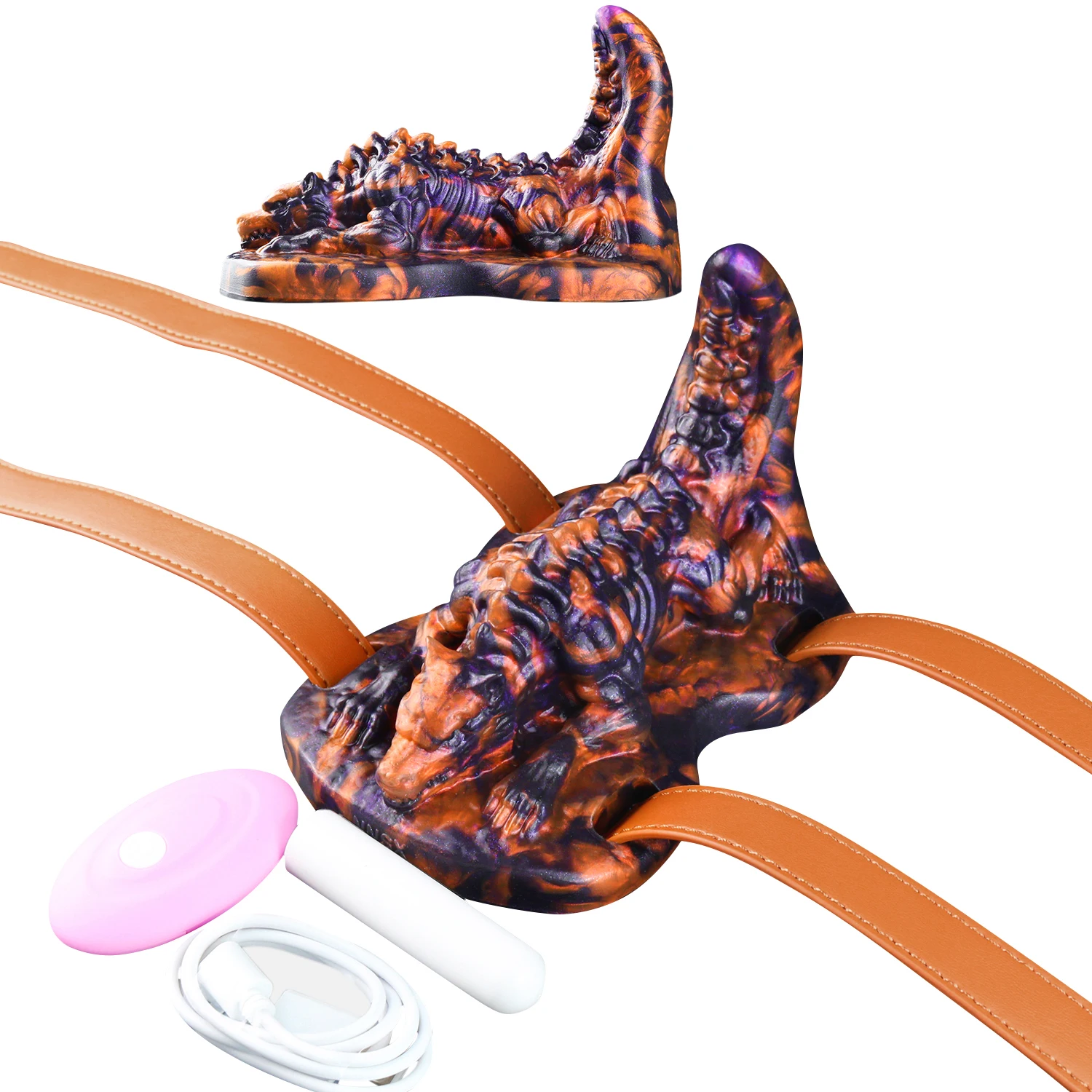 LICKER Binding Usage Monster Vibrating Silicone Grinder Sex Grinders Clitoris Massager  Couple Masturbation Pleasure Adult Toys