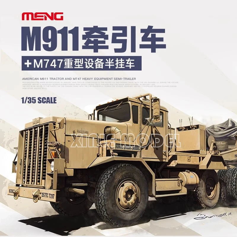 

Комплект пластиковой модели MENG SS-013 США M911 C-HET (8x6) и M747 Полуприцеп для тяжелого оборудования 1/35