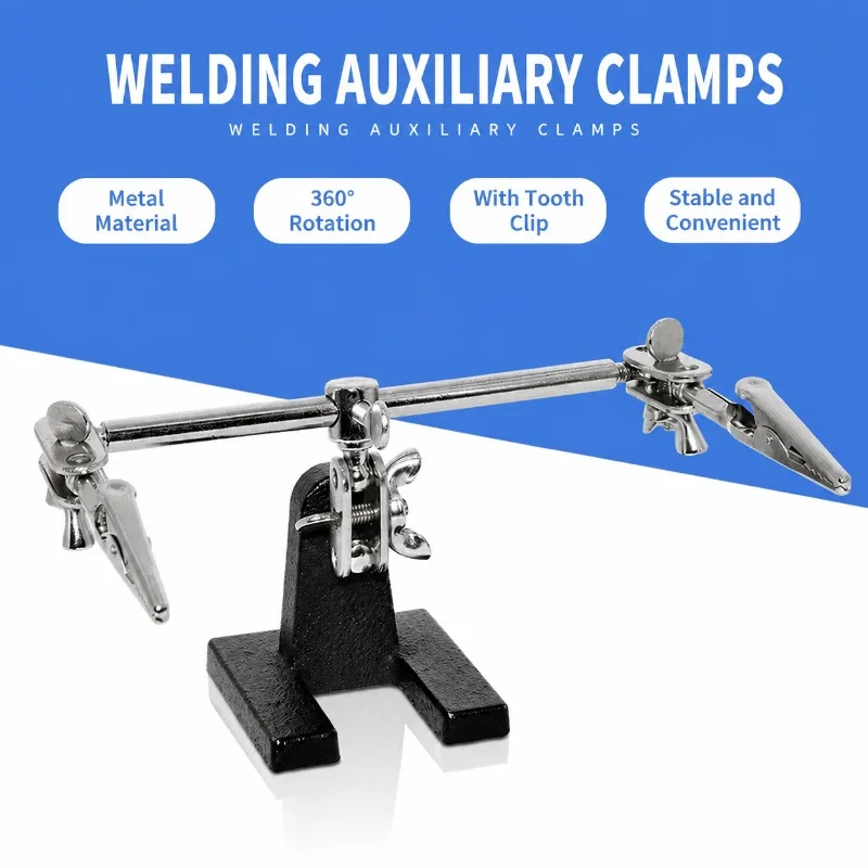 PCB Soldering Helper Holder Clamp, Adjustable Circuit Board Repair Positioning Fixture, Workbench Stand, LED Strip Soldering