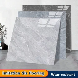 Wall Sticker PVC Imitation Ceramic Tile Wallpaper Waterproof Kitchen Bathroom Imitation Marble Renovation Background Decoration