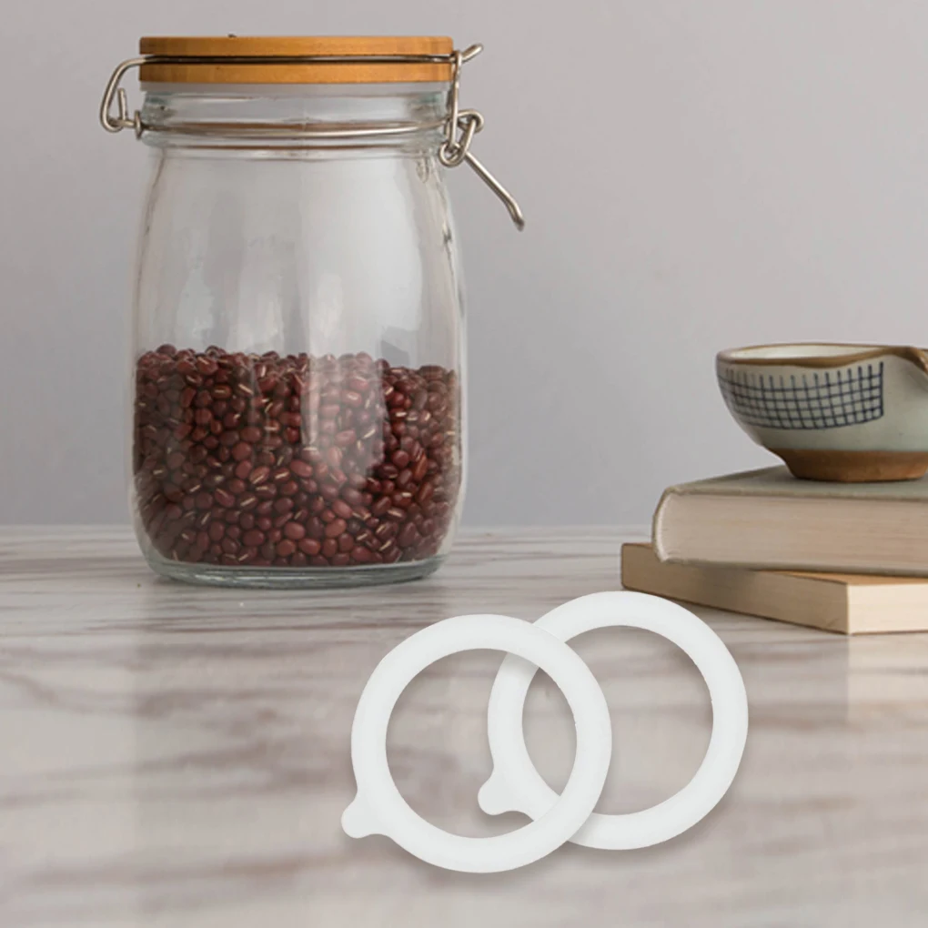 95x3mm Gaskets Silicone Jars Food Replacement Airtight Leak-Proof O-Rings Rubber Sealing Home Supplies Fit Regular Canning Cover