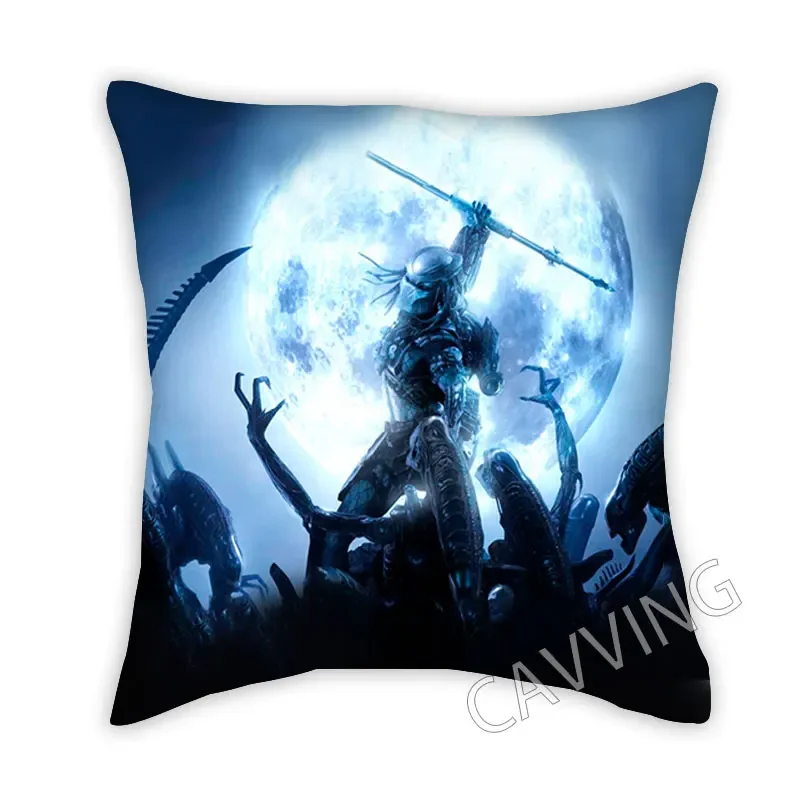 

The Predator 3D Print Polyester Decorative Pillowcases Throw Pillow Cover Square Zipper Pillow Cases Gift Pillowcases J01