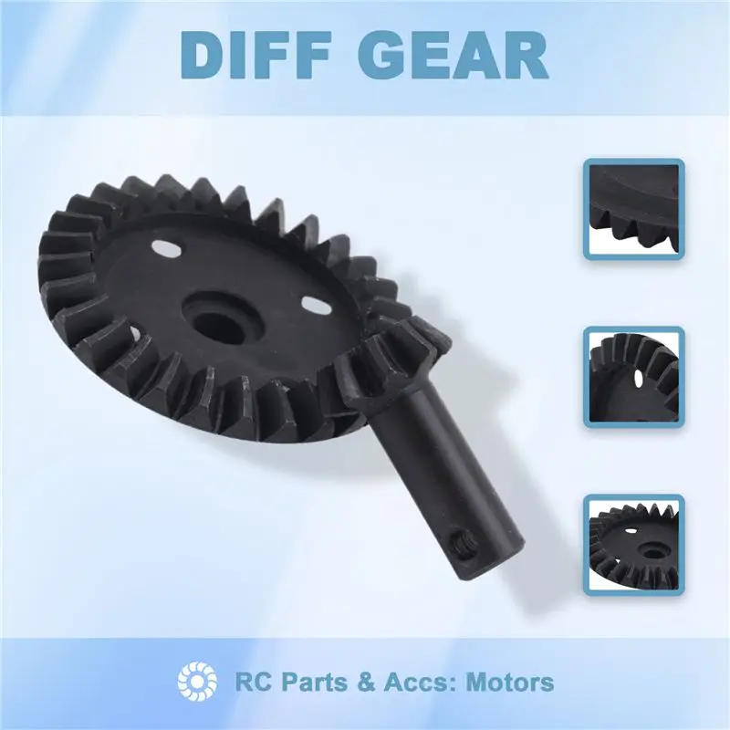 YSUN-Drive Bevel Ggear Diff Gear Fit For 1/8 HPI Racing Savage XL FLUX Rovan TORLAND Monster Brushless Truck Parts