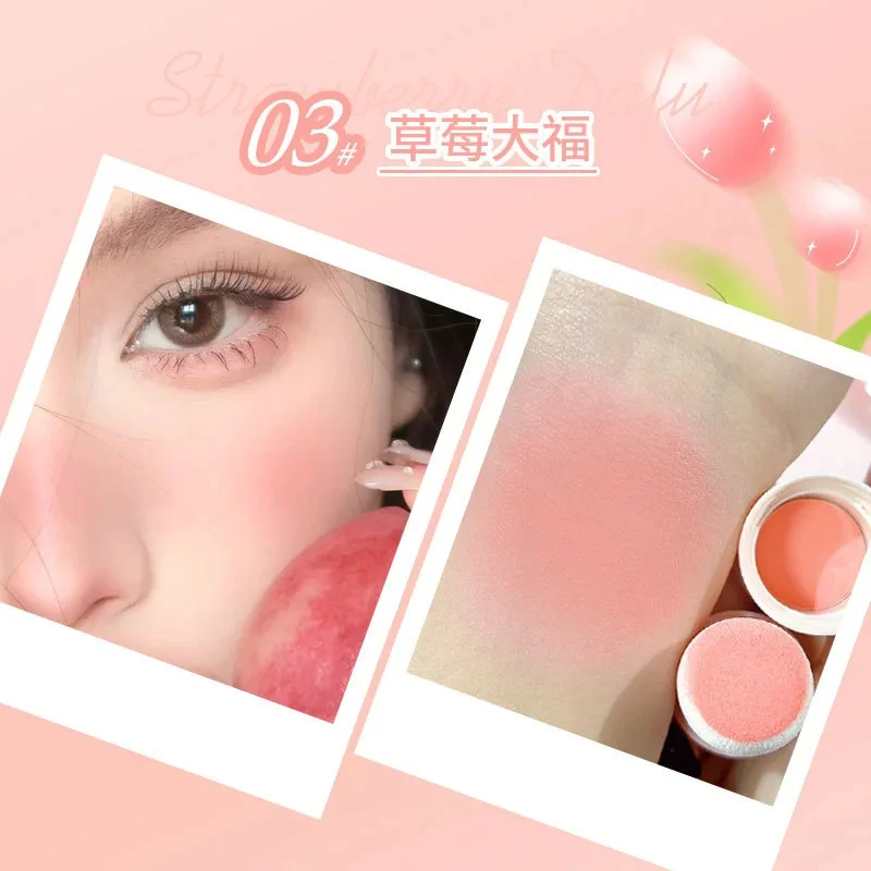 Double-ended Blush Stick Soft Face Brightening Contouring Shadow Blusher Powder Peach Pink Cheek Tint Korean Makeup Cosmetics