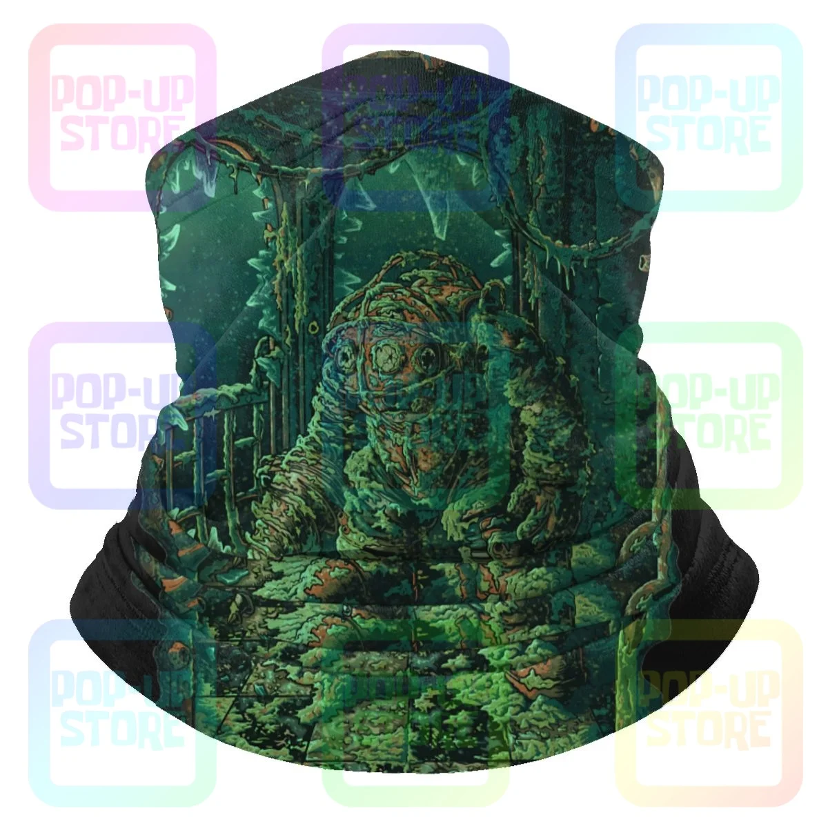 Bioshock Big Daddy – cache-cou en microfibre, jeu vidéo, écharpe, Bandana, couverture anti-poussière