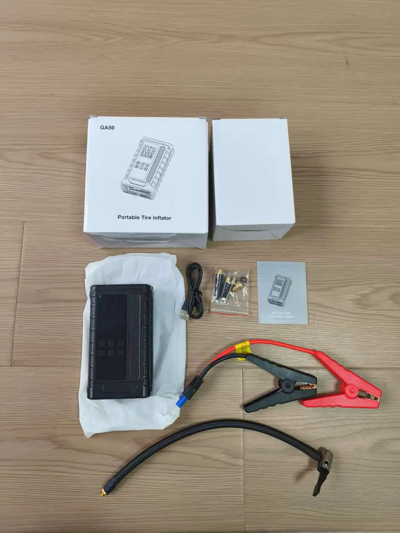 Car Jump Starter With Air Compressor Portable Jump Starter Battery Booster with Air Pump Jump Starter  of GA50