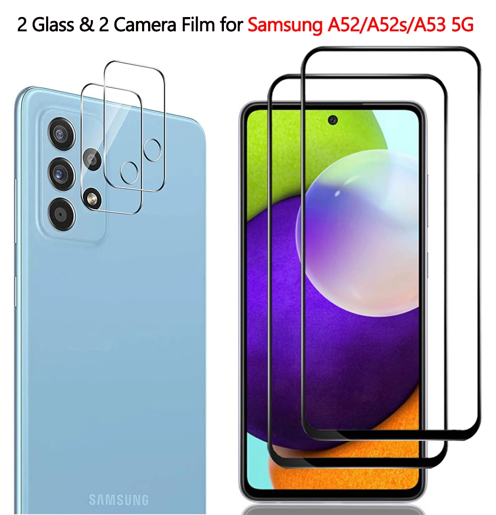 

a53 a54 armor glass for samsung galaxy a52s 5g tempered glass samsung a52 galaxy a 52 screen protector a52s samsung a53 5g glass