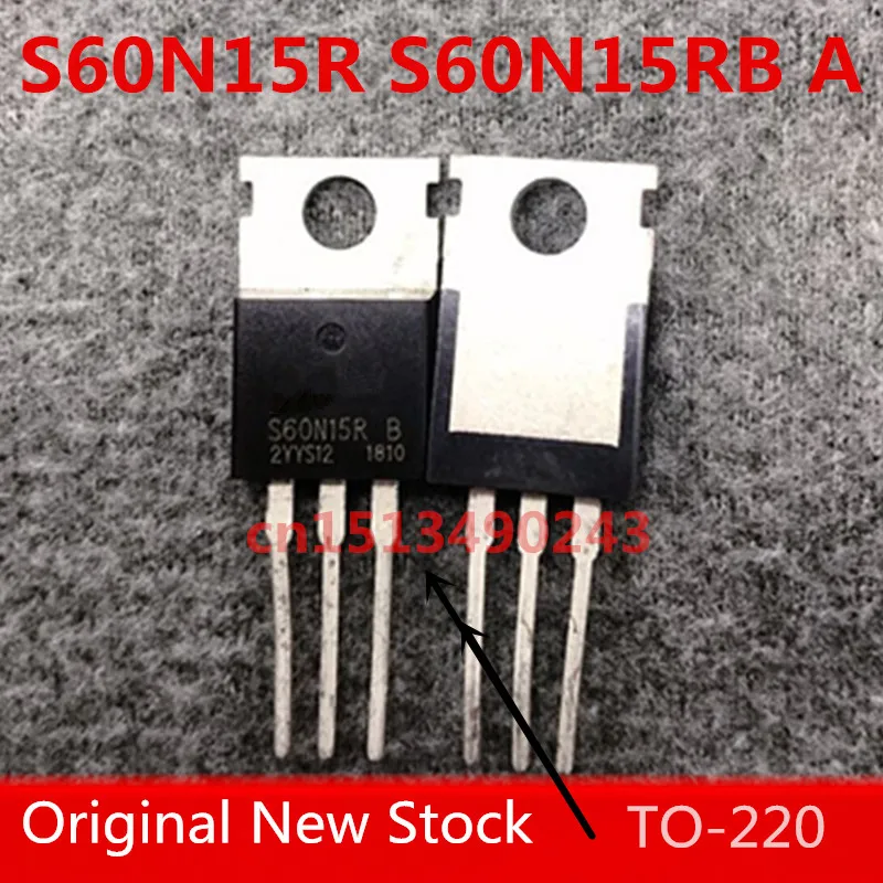 

Original 5pcs/lot S60N15R S60N15 S60N15RA S60N15RB TO-220 MOS 60V/155A