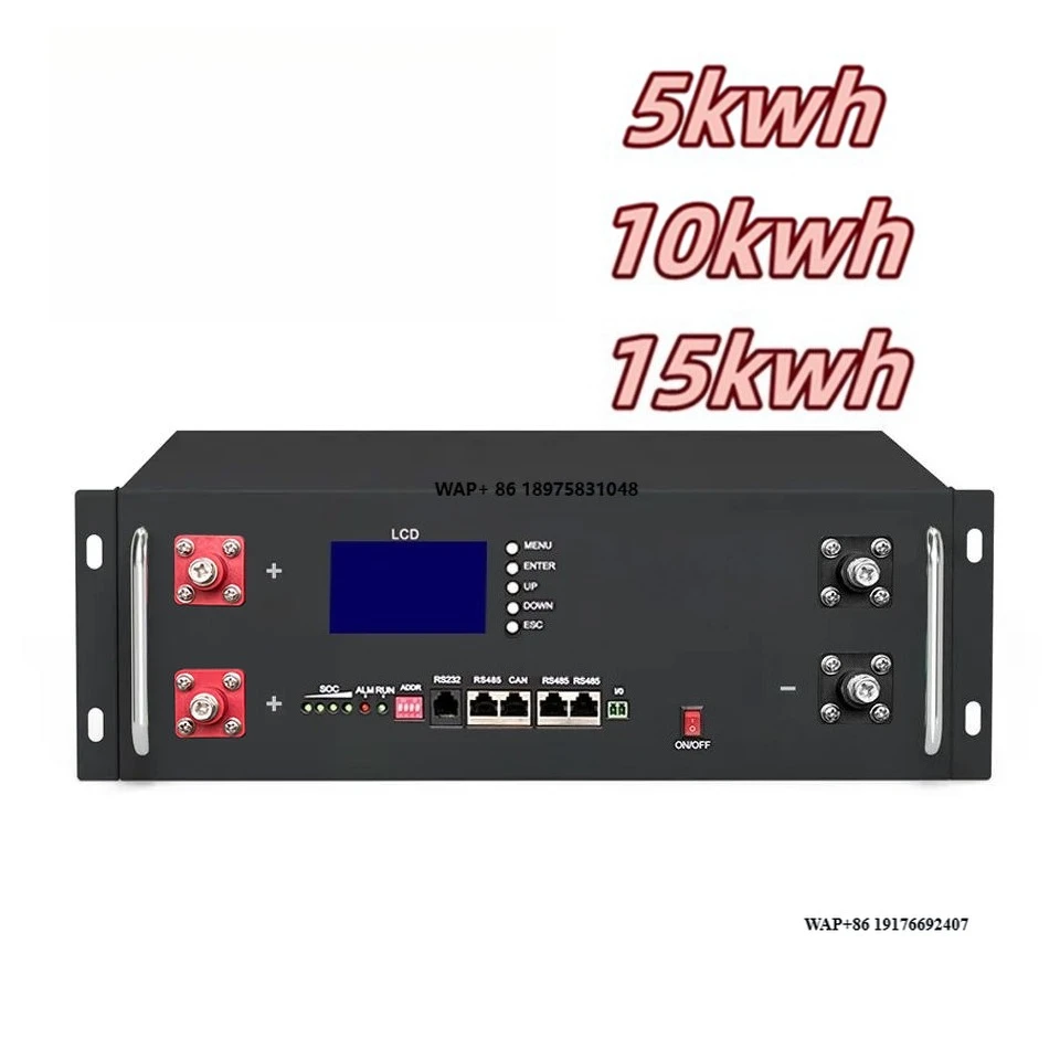 24v Lifepo4 Battery Baterie Lithium 48v 16s Bms 100ah Inverter Combined Accu 200ah 512v Energie Opslag Container