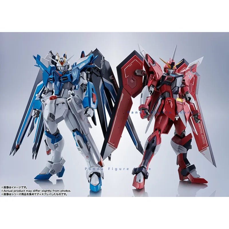 Bandai-Metal Rising Freedom Gundam Action Figure, Gunpla Toy, Modelo Mecha, Kit de Montagem, Gundam STTS-909, Mecha Gift