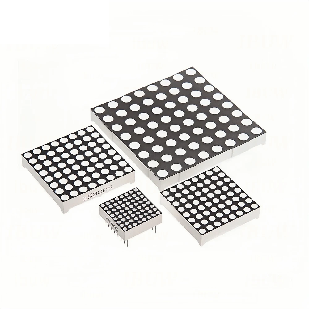5PCS 8*8 3.75mm 5.0mm Mini Dot Matrix LED Display Red Common Anode Digital Tube 3.0mm 1.9mm DIY Electronic Kit For Arduino 788AS