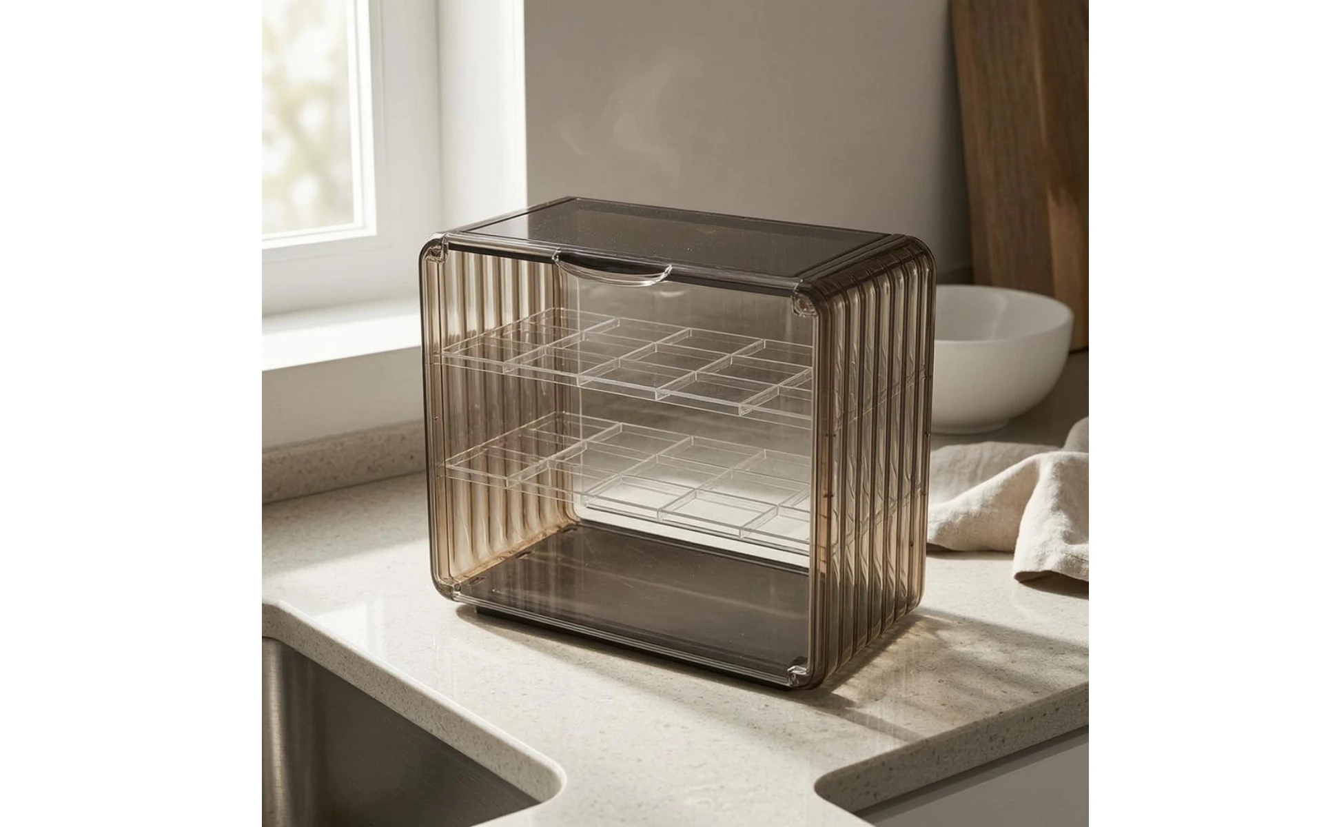 Acrylic Cup Storage Rack Space-Saving Two-Tier Cup Organizer Mug Display Case Shatterproof Tumbler Storage Rack Waterproof Acrylic Cup Storage Rack Space-Saving Two-Tier Cup Organizer Mug Display Case Shatterproof Tumbler Storage Rack Waterproof