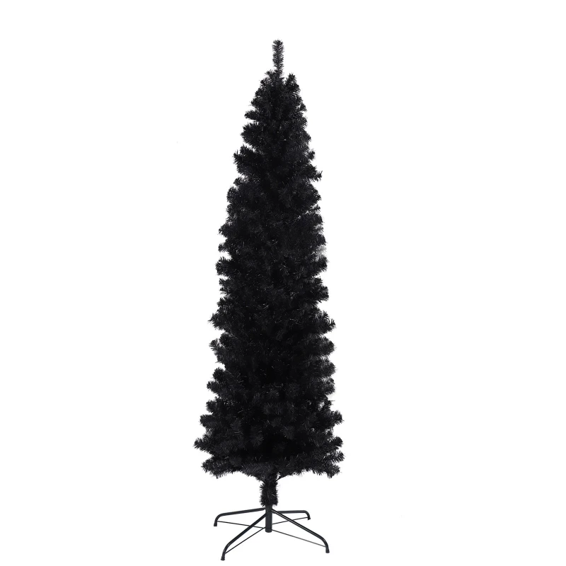 

2021 New Black, White PVC Slimming Christmas Tree Christmas Halloween Decoration Christmas Tree