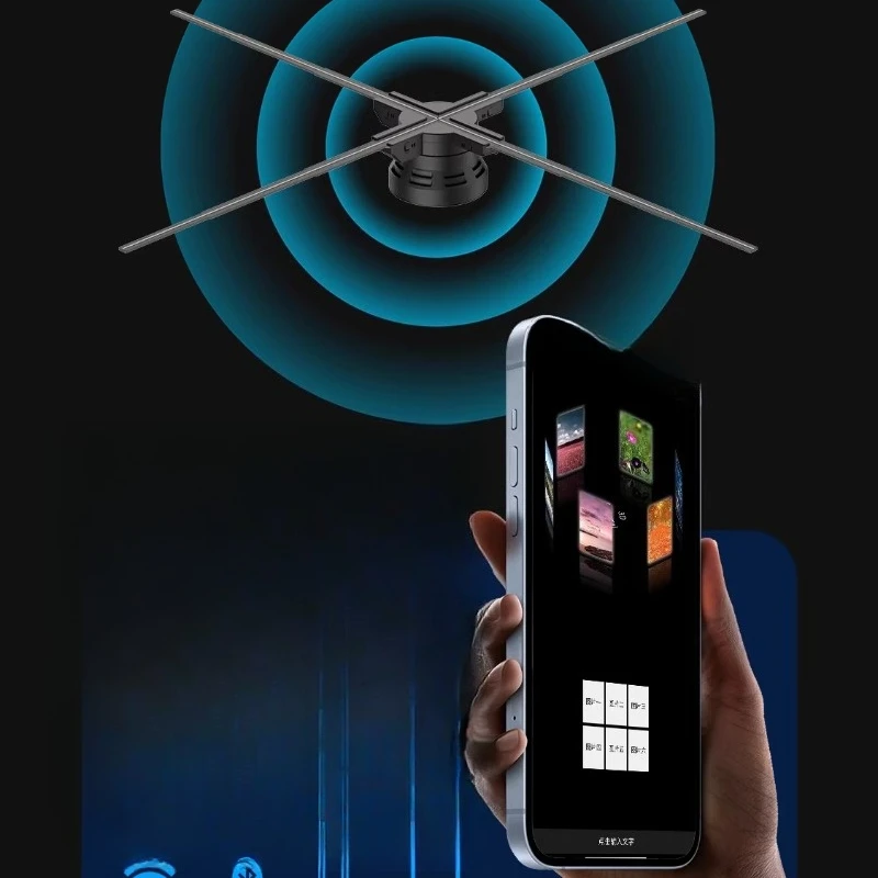 

3d stereoscopic projection light transparent screen imaging in the air digital human integrated advertising machine