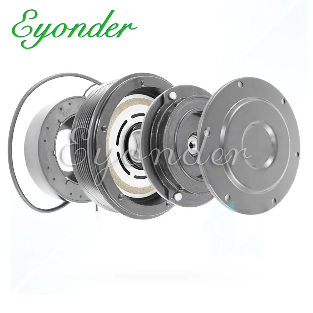 

AC Compressor Clutch Pulley 12V 24V FORJOHN DEER DENSO 10PA17C 8PK 24V AT168543 4471009790 447100-9790 4471009794 AT226273