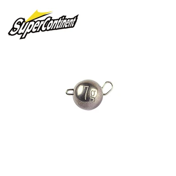 SuperContinent 텅스텐 Cheburashka 0.75g 1g 1.5g 2g 3g 8g 일반 배스 낚시 소프트웜 미끼 액세서리