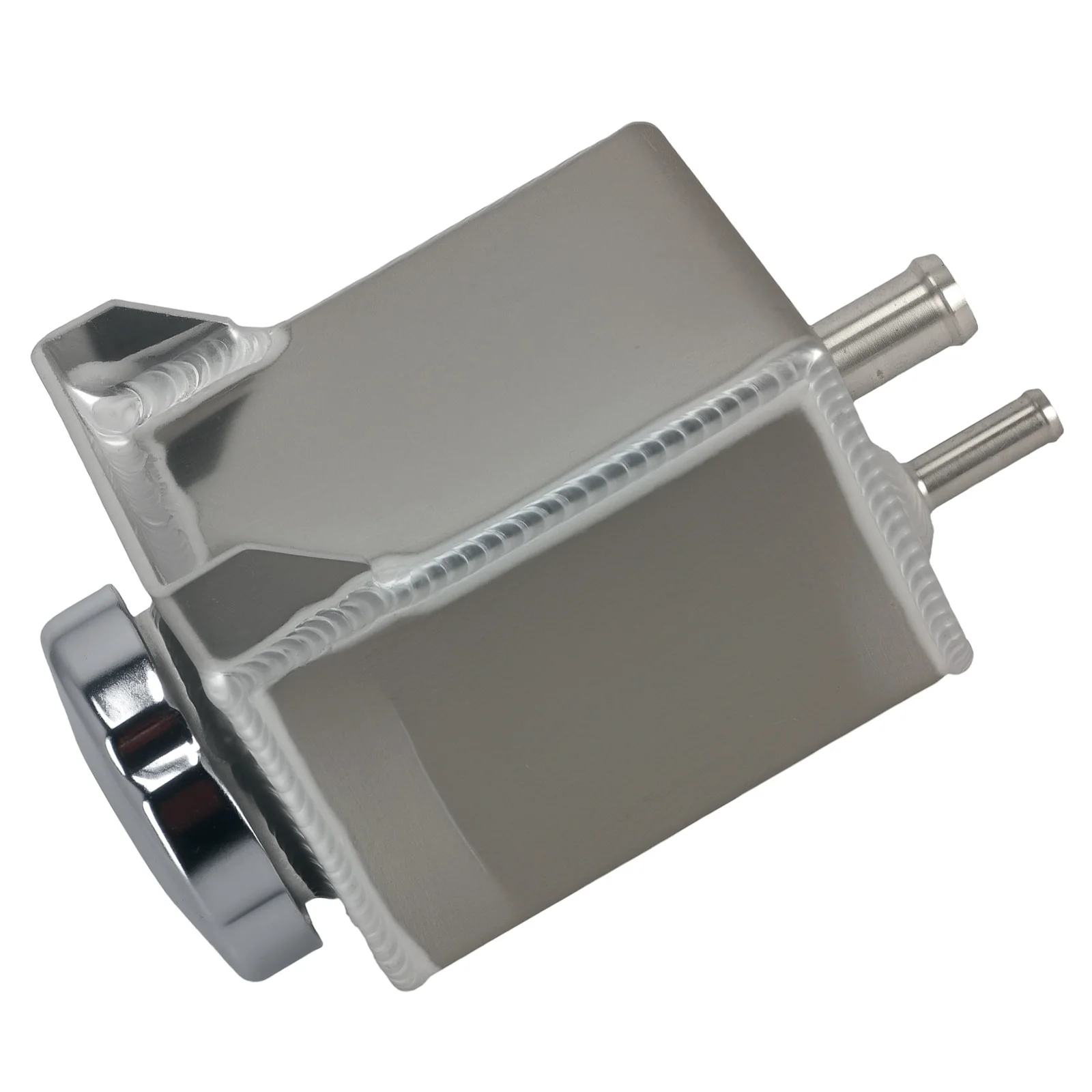 خزان سائل خزان التوجيه من الألومنيوم لسيارة فورد موستانج 1999-2004 فضي