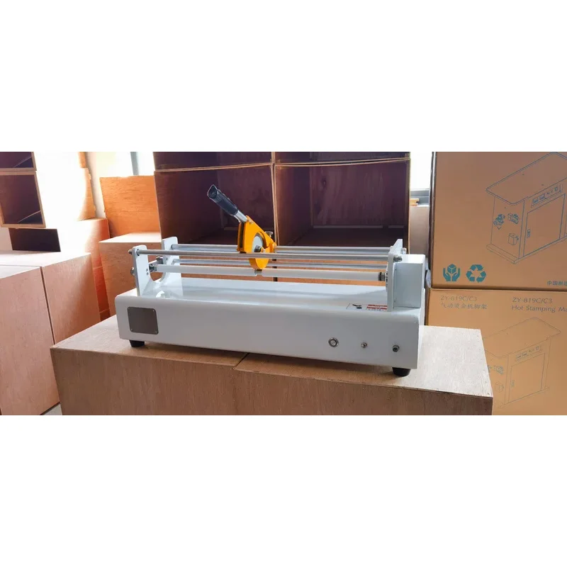 -A 0 Dktop Rotary Heavy- Hot Foil Stamping Paper Cutting hine High-speed Cutter