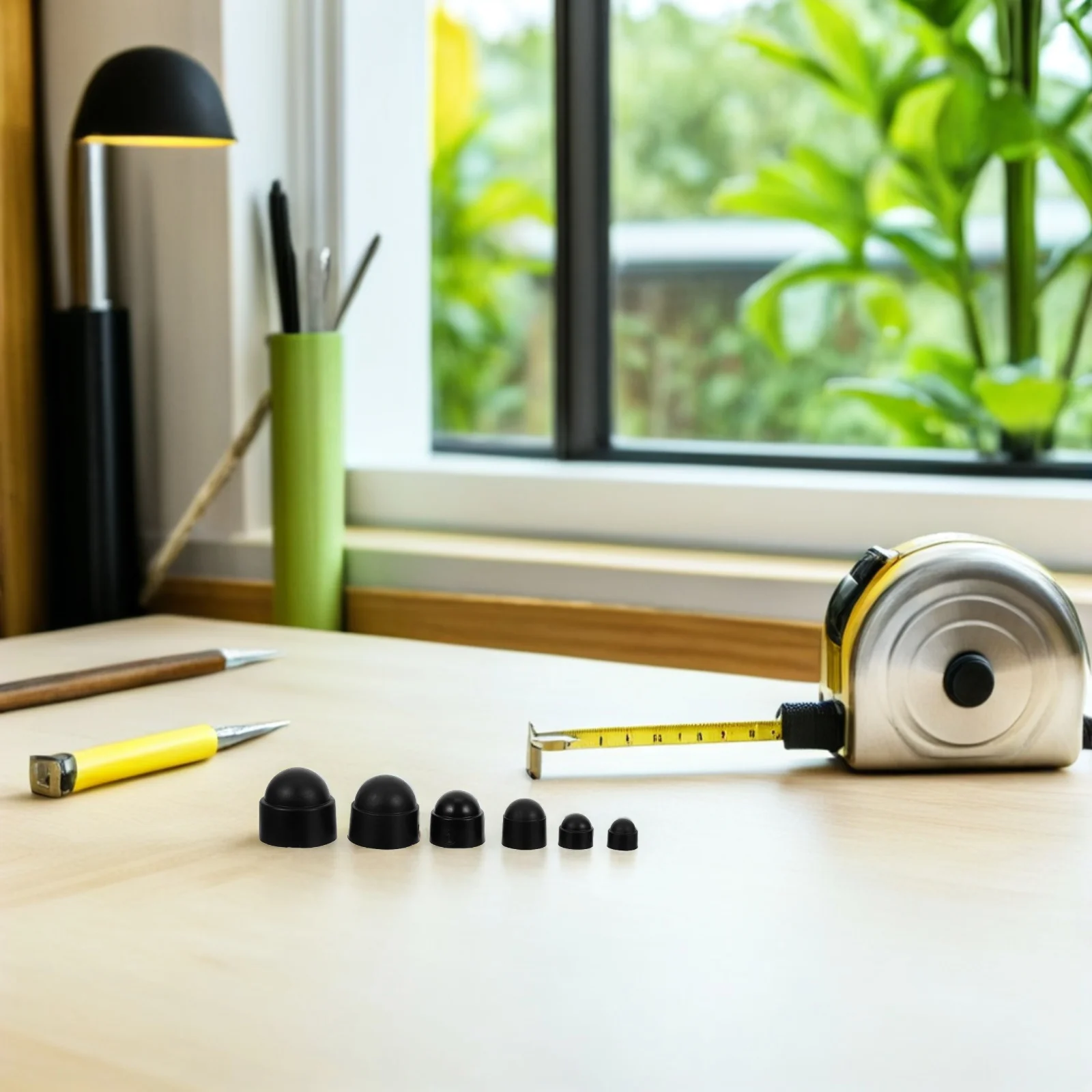 

160Pcs Hexagonal Bolt Caps Nylon Dome Screw Covers for Automotive Furniture Machinery Protective Rust-Resistant Impact-Resistant