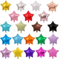 18-Inch Five-Pointed Star Aluminum Film Helium Balloon Holiday Party Birthday Christmas Party Decoration Supplies