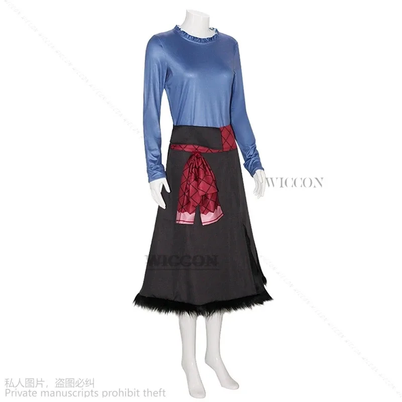 Disfraz de Anime Spice and Horo, vestido superior, peluca de pelo marrón, conjunto de oreja de cola, Holo, juego de rol, peludo, Lobo, Fox, Earsa; 2'k, 8;c'