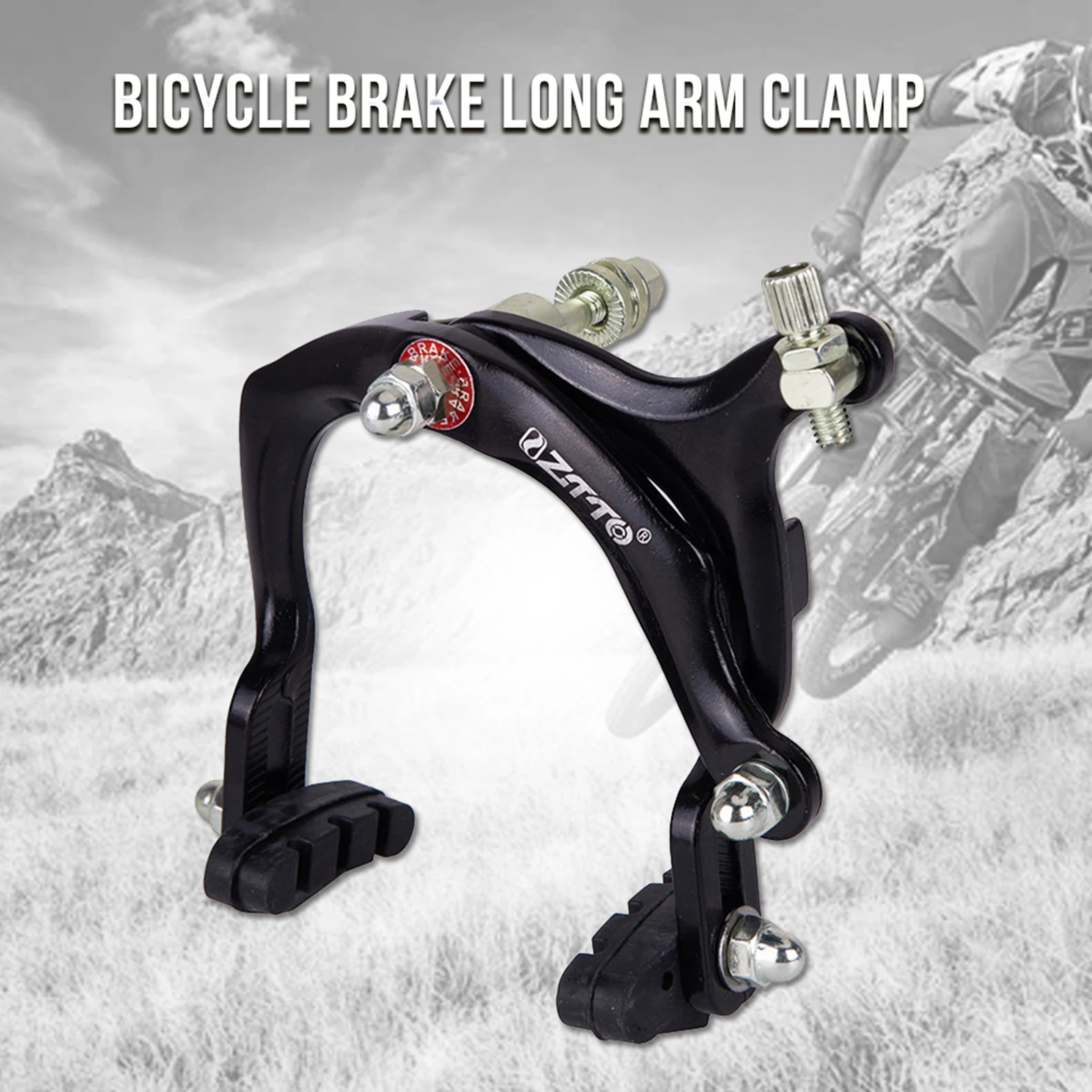 Bike Brake Long Arm Calipers Aluminum Alloy Bicycle C Brake Caliper Front And Rear C Calipers Rim Brake For Cycling Bike Part