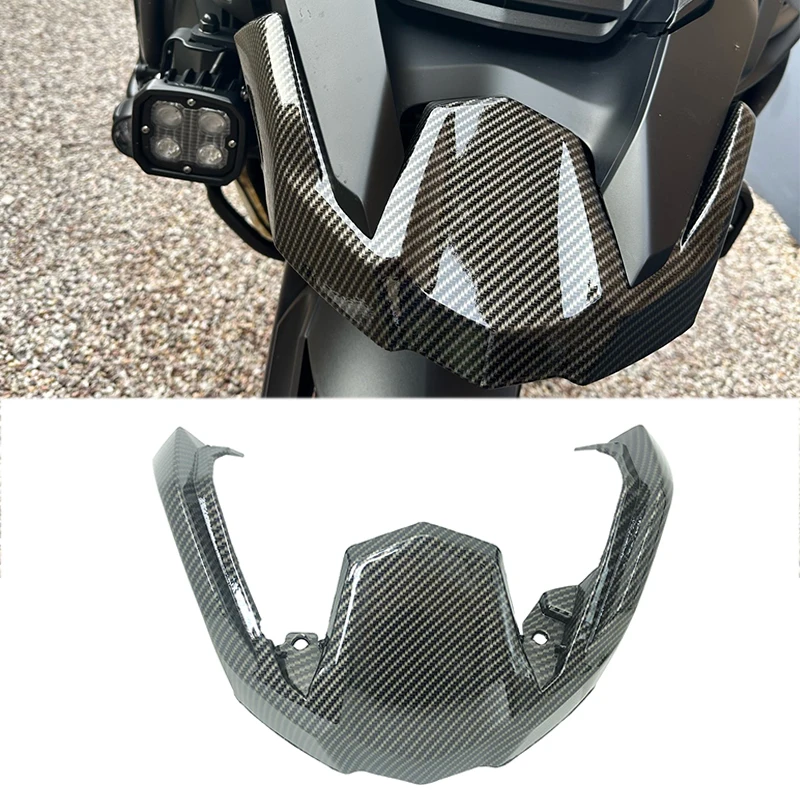 

For BMW R1200GS R1250GS LC ADV Carbon Front Fairing Beak Fender Extension Guard Wheel Cover Cowl R1250 GS Adventure 2014-2023