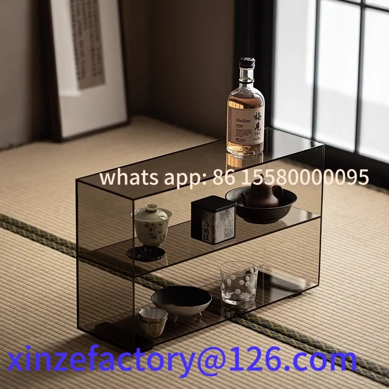 

Customizable tea set display stand desktop multi-layer storage rack