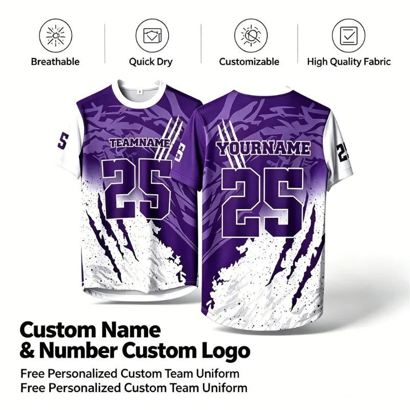 2026 New Design T Shirt Basketball Jersey T Shirt Volleyball Jersey Custom Name Number Teamname T Shirt