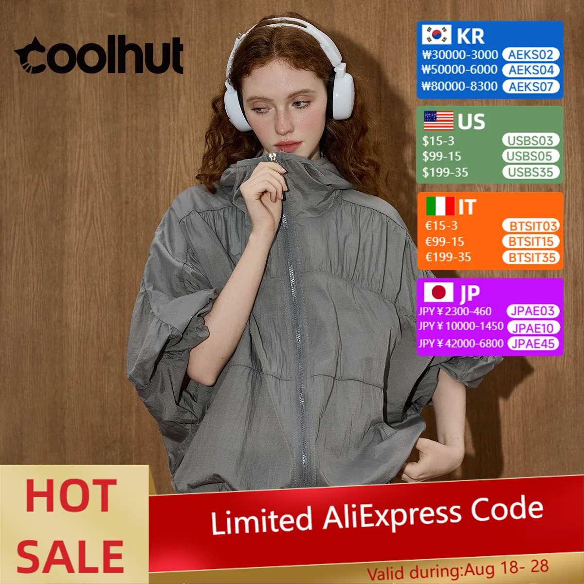 

COOLHUT Lightweight Sun Hoodie Long Sleeve Summer Womens Jacket Loose Cooling Ice Silk Outerwear Casual Trendy Boho Chic Style