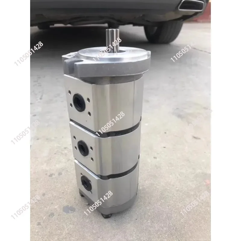 3 Combined Pumps Hydraulic Gear Pump Excavator Charging Pump Gear Pump