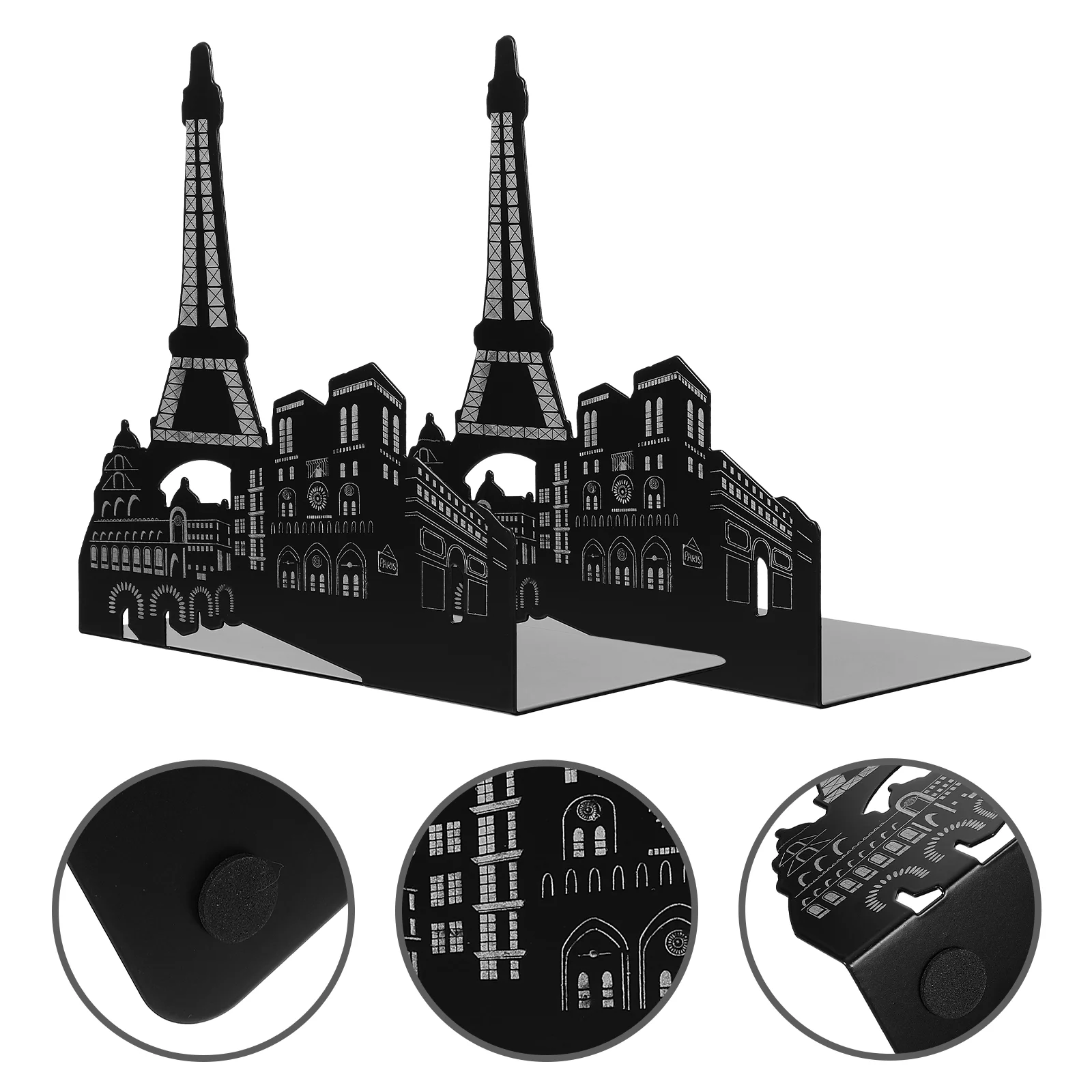 

Eiffel Tower Bookend Bookends Display Shelves Magazine Stand Reading Stands Retro Decor