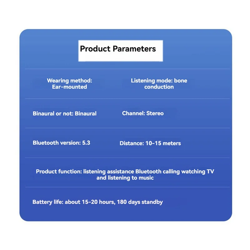 

A47F-Z3 Box Bone Conduction Hearing Aid Earphone Sound Collector Ear Noise Reduction 5.3 Bluetooth TV Earphones For Seniors