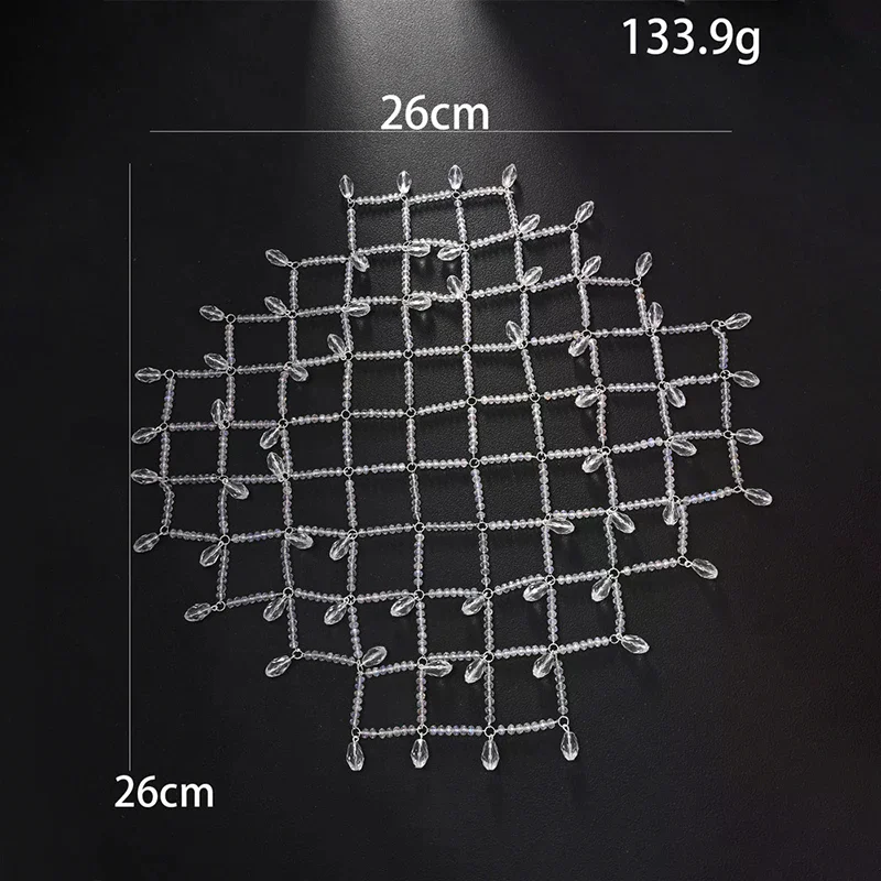 

Tassel Headdress Jewelry Fashion Bling Hat Headbands Mesh Hair Chain Bridal Wedding Hair Accessory