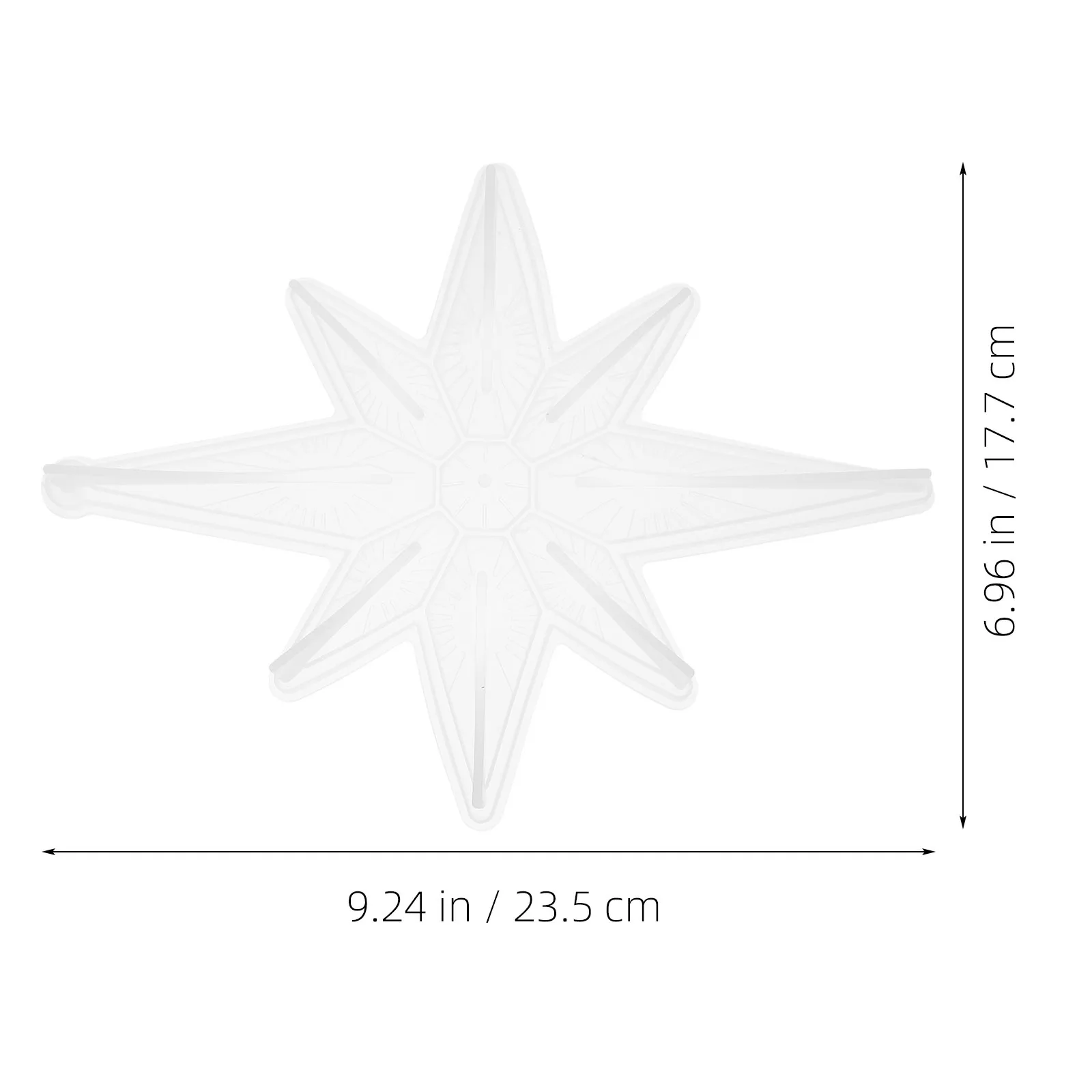 2Pcs Octagonal Star Molds Star Shaped Silicone Mold DIY Christmas Tree Ornament Casting Mold Resin DIY Epoxy Resin Molds
