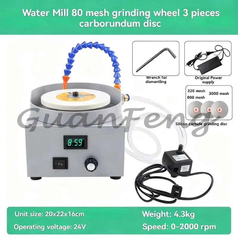 Electric Knife Sharpener with Diamond Disc Professional Kitchen Knife & Scissor Sharpening Grinding Tool