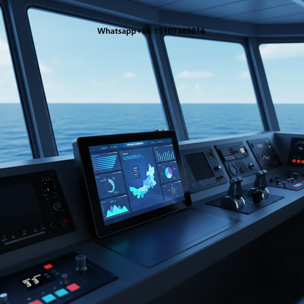Embedded 10.1 15.6 21.5 Inch 10 Points Finger Touch LCD Touch Screen Interactive Flat Panel PC for Marine Industrial