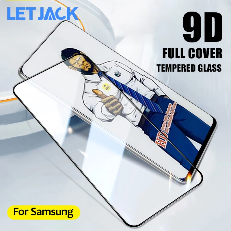 

9D Full Cover Tempered Glass For Samsung Galaxy S24 Ultra 6.8" Screen Protector For Samsung S24 Plus 6.7" 6.2"HD Protective Film