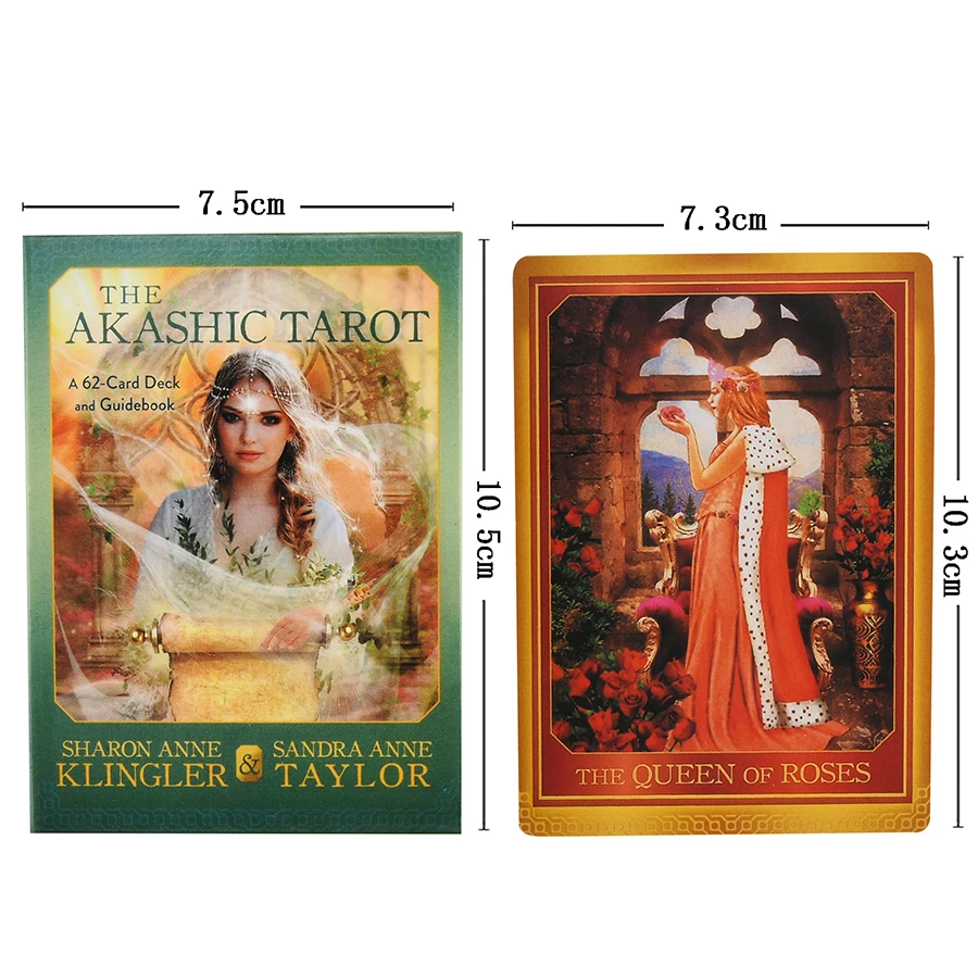 The Akashic Tarot 62 PCS card by Sharon Anne Klingler Fortune Telling Game Divination Tools For All Skill Levels