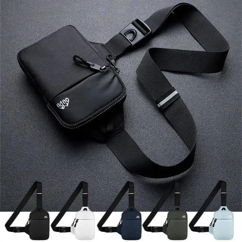 Men Waterproof Phone Chest Shoulder Crossbody Bags