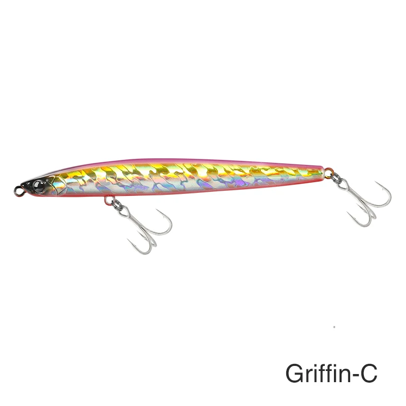 TSURINOYA GRIFFIN 115S Zinkend Pencil 115mm 20g Vislokaas DW130 Gewicht Max 80m Lange Werpafstand Snoek Baars Hard Bait Model