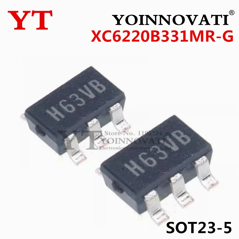 

20 шт.-100 шт. новый XC6220B331MR-G XC6220B331MR H63** 3,3 В 1 А