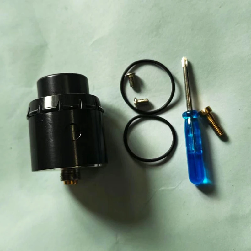 Apocalypse 25mm Yeniden Yapılandırılabilir Tank Dripping 316ss logosuz ayarlanabilir yan hava akışı vs Reckoning kaplama parçası