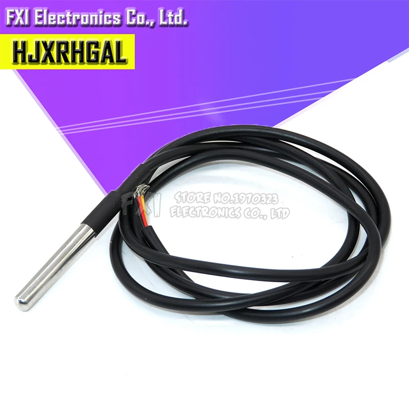 1pcs DS18B20 waterproof 1 meters temperature probe temperature sensor new in stock new