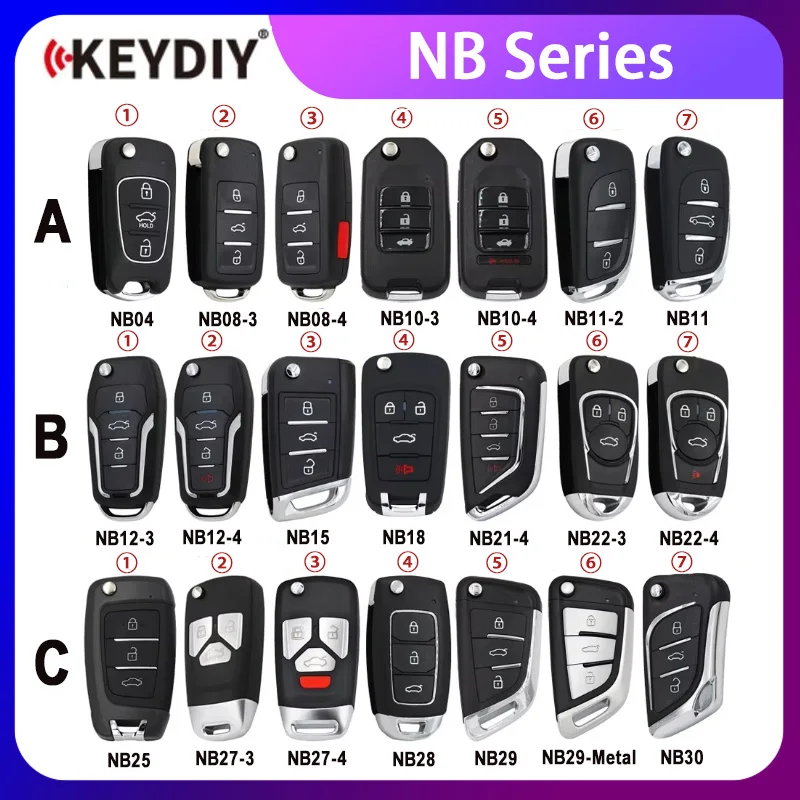 KEYDIY Multi-functional Remote Control NB Series NB04 NB08 NB10 NB11 NB12 NB15 NB18 NB21 NB22 NB29 NB30 for KD900 URG200 KD-X2