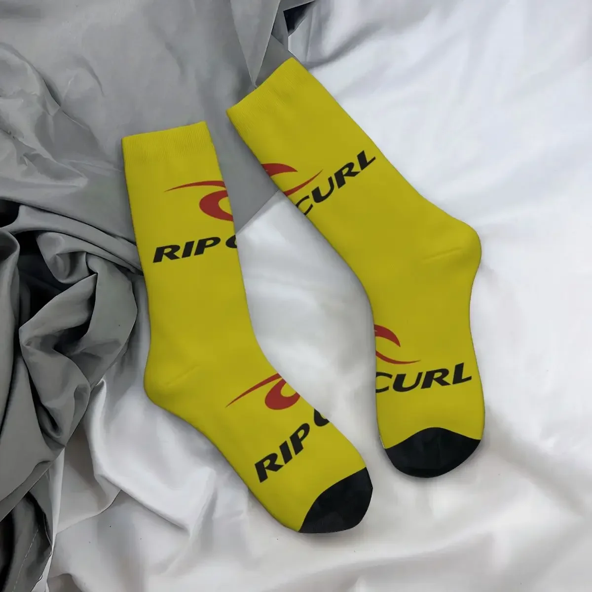 Long Rip Curl Logo Socks, Harajuku Meias, Acessórios para todas as temporadas, Presentes Unisex, Alta Qualidade